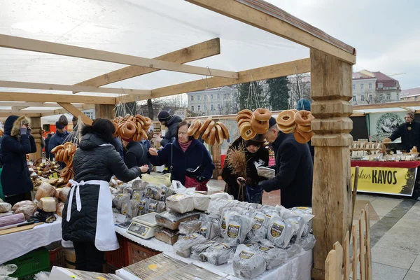 Traditional crafts fair, Vilnius — Stock Photo, Image