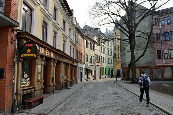 Case nel centro storico di Riga — Foto Stock