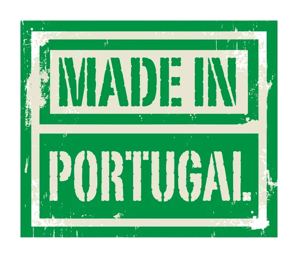 Soyut damga veya metin Made in Portekiz etiketi — Stok Vektör