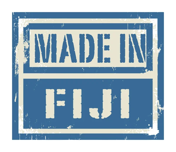 Soyut damga veya metin Made in Fiji etiketi — Stok Vektör