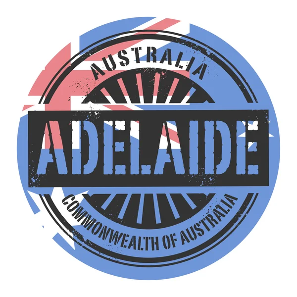 Grunge Rubberstempel met de tekst Australië, Adelaide — Stockvector