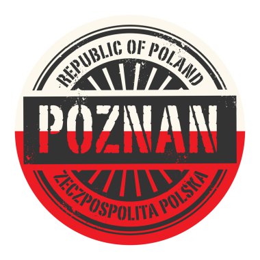 Grunge lastik damgası metinle RP, Poznan