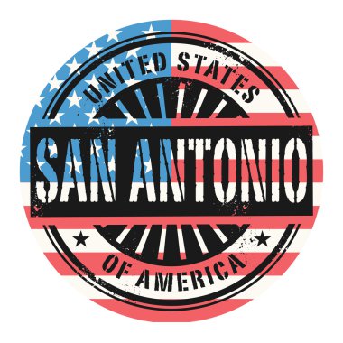 Grunge damga metni Amerika Birleşik Devletleri, San 