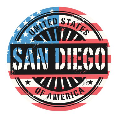 Grunge damga metni Amerika Birleşik Devletleri, San 