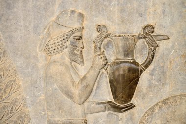 Kabartma Persepolis İran'ın Doğu merdiven