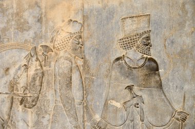 Kabartma Persepolis İran'ın Doğu merdiven