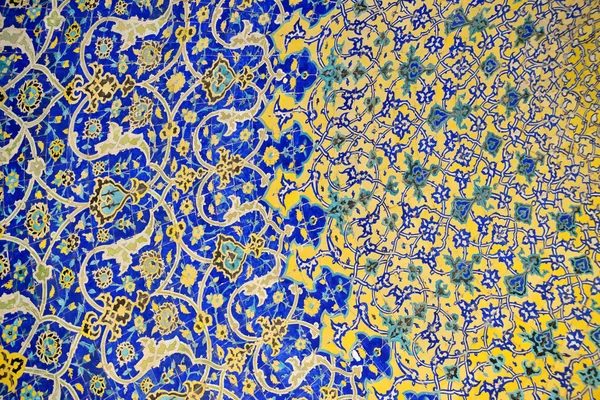 Isfahan, 이란 Jameh 모스크의 기하학적 패턴 — 스톡 사진