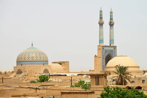 Panorama of Yazd, southern Iran — Stock Photo, Image