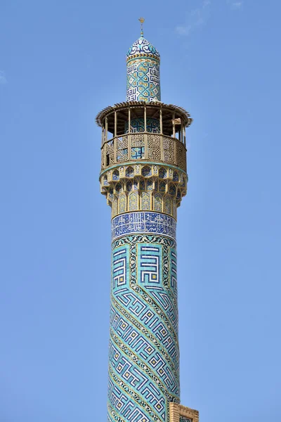 Minaret of the Jameh Mosque of Isfahan, Iran — Stock Photo, Image