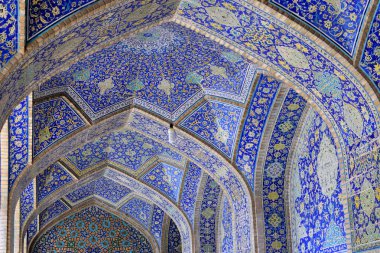 Isfahan, İran Jameh caminin geometrik desen