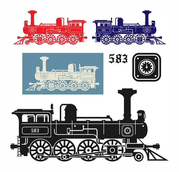 Locomotive — Stock Vector