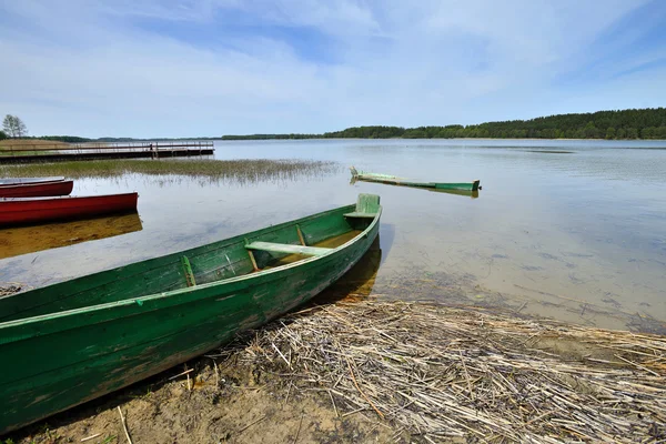 Landschap met meer in Noord-Litouwen — Stockfoto