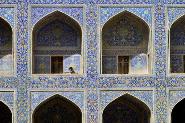 Geometric pattern of the Jameh Mosque of Isfahan, Iran — Stock Photo, Image