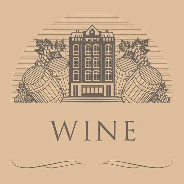 Rótulo do vinho vintage —  Vetores de Stock