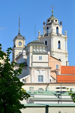 Vilnius eski şehrin mimarisi