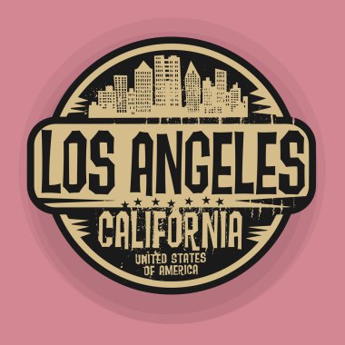 Damga veya Los Angeles, Kaliforniya'nın adı etiketi