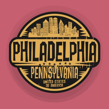 Damga veya etiket adı Philadelphia, Pennsylvania ile