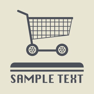 alışveriş sepeti simgesini veya işareti