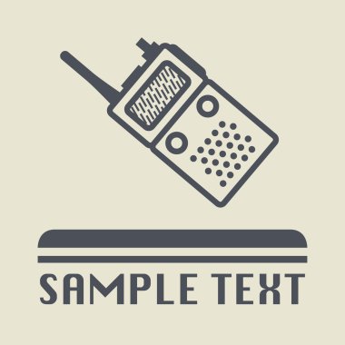 Mobil radyo simgesini veya işareti