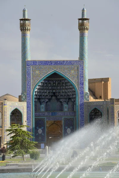 エスファハーン モスクとイラン ・ イスファハーンのバザール — ストック写真