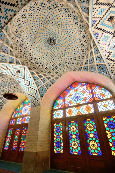 Interior de la mezquita Nasir al-Mulk — Foto de Stock