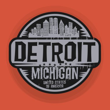 Damga veya Detroit, Michigan adını etiketi