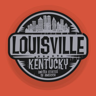 damga veya louisville, kentucky adını etiketi