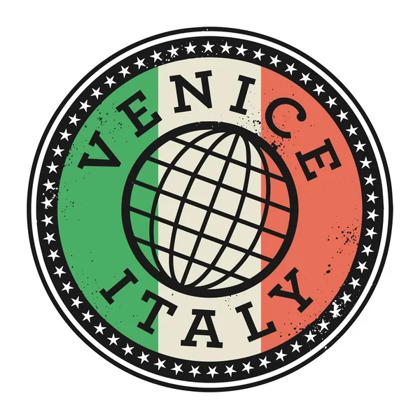 Grunge rubber stamp with the text Venice, Italy — Stock Vector