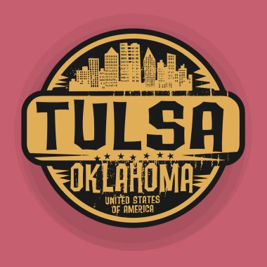 Damga veya Tulsa, Oklahoma adını etiketi