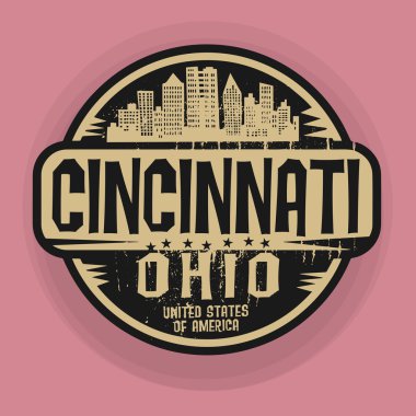 Damga veya Cincinnati, Ohio adı etiketi