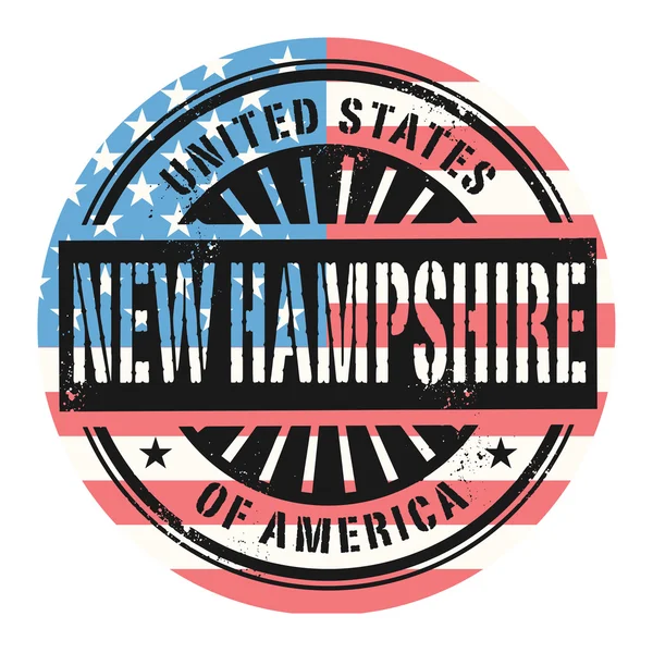 Grunge lastik damgası metinle Amerika Birleşik Devletleri, New 