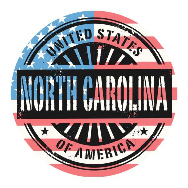 Grunge rubber stamp with the text United States of America, Sout