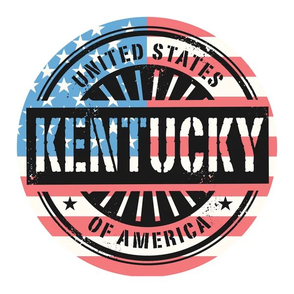 Grunge rubber stamp with the text United States of America, Kent — Stockový vektor