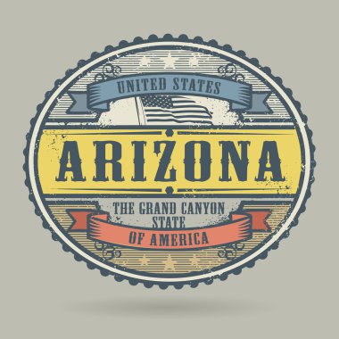 Vintage damga ile metin Amerika Birleşik Devletleri, Arizona