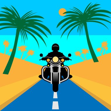 Macera motosiklet, vektör