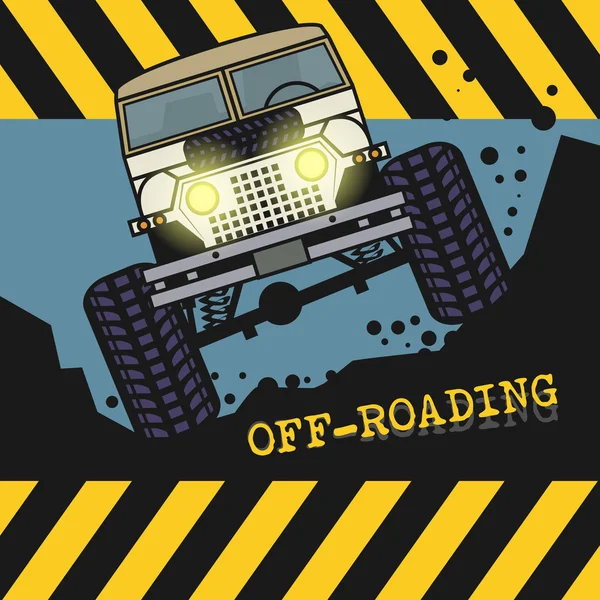 Off-road vehicle — Stock Vector