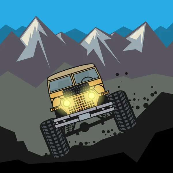 Off-road voertuig — Stockvector