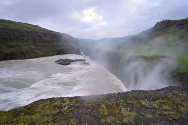 Gullfoss Şelalesi, Altın Halka Bölgesi, İzlanda, 