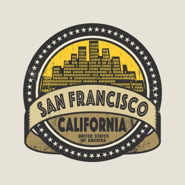 샌 프란 시스 코, 캘리포니아의 이름으로 그런 지 고무 스탬프