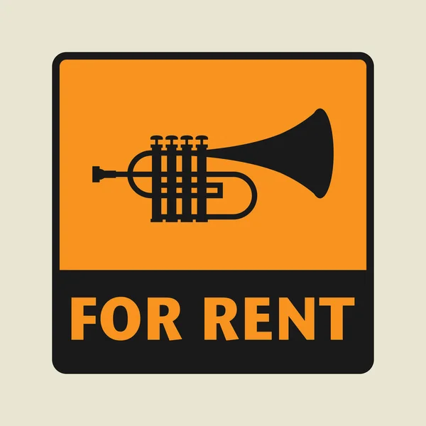 For Rent icon or sign — Stock Vector