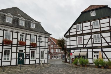 Historical town center of Rietberg, Germany clipart
