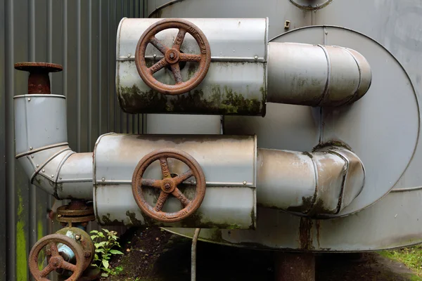 Detail of industrial public park — Stock Photo, Image