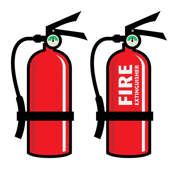 Fire extinguisher, vector — Stock Vector