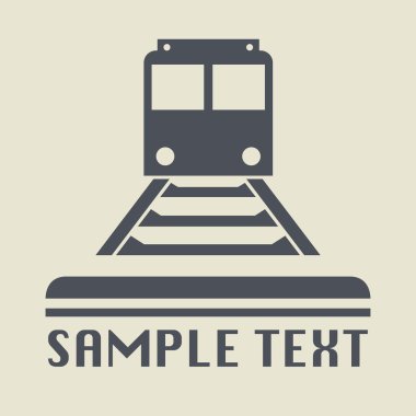 Tramvay veya tren simgesini veya işareti