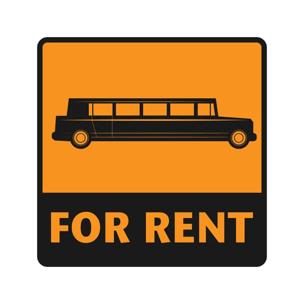 For Rent icon or sign — Stock Vector