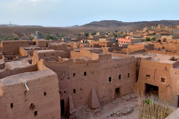 Stary wioska w górach atlas, Maroko — Zdjęcie stockowe