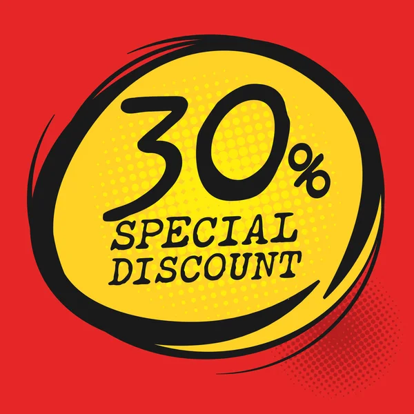 Special Discount label, vector — Stock Vector