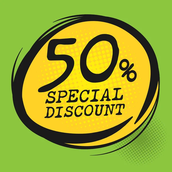 Special Discount label, vector — Stock Vector