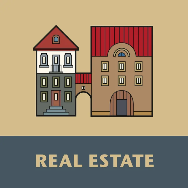Real estate concept — Stock Vector