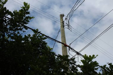 electric lines in the day